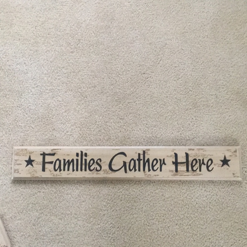 Vintage wooden sign